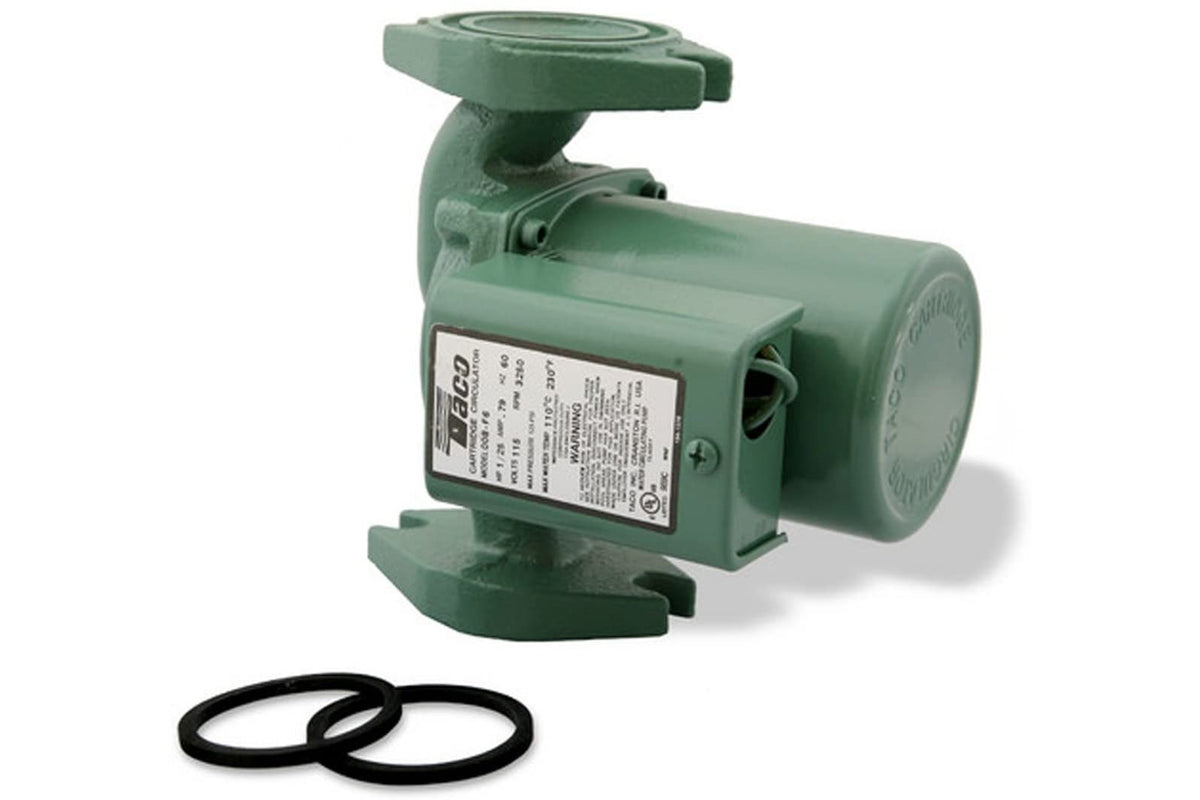 Taco 008-F6, 00 Series Cartridge Circulator, Ci, Flgd, 115V, 1.05"Stack