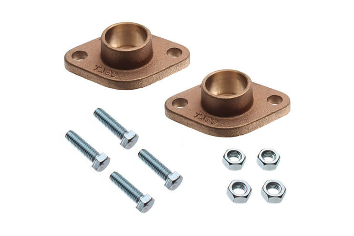 Taco 110-525BSF, 1-1/4" Sweat Bronze Flange Set