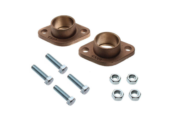 Taco 1-1/2" Sweat Bronze Flange Set 110-526BSF