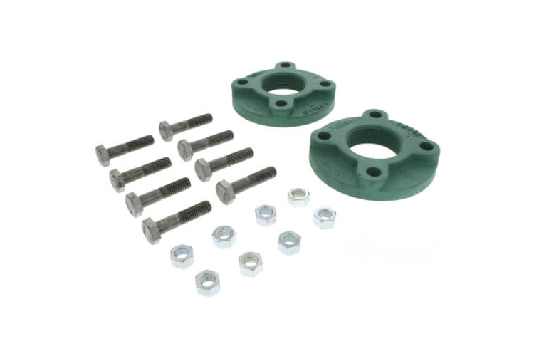 Taco Pair of 2" NPT Cast Iron Flanges 185-086C