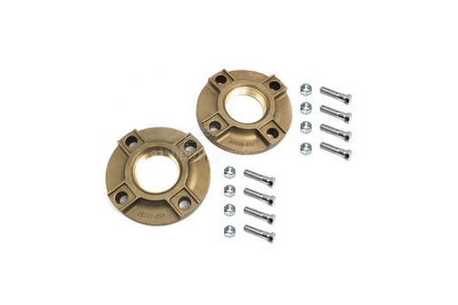 Taco Pair of 3" NPT Bronze 4-Bolt Flanges 185-113B