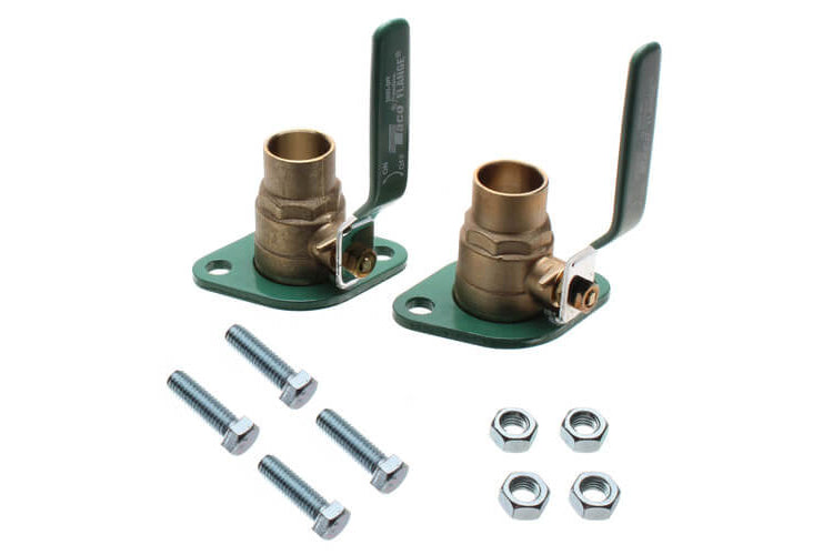 Taco 1" SWT Brass Shut-Off Flange Set SF-100S