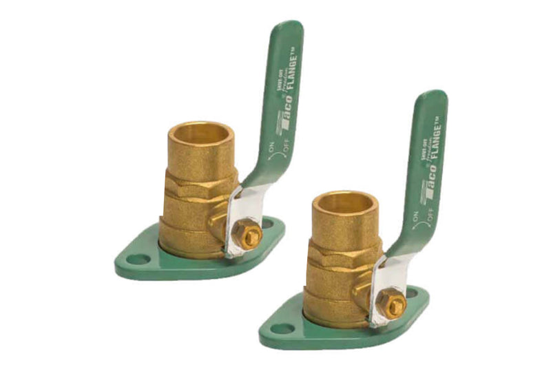 Taco 1-1/4" SWT Brass Shut-Off Flange Set SF-125S-0012