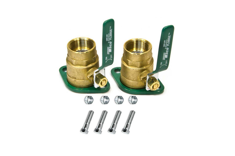 Taco 1-1/4" NPT Brass Shut-Off Flange Set SF-125T-0012