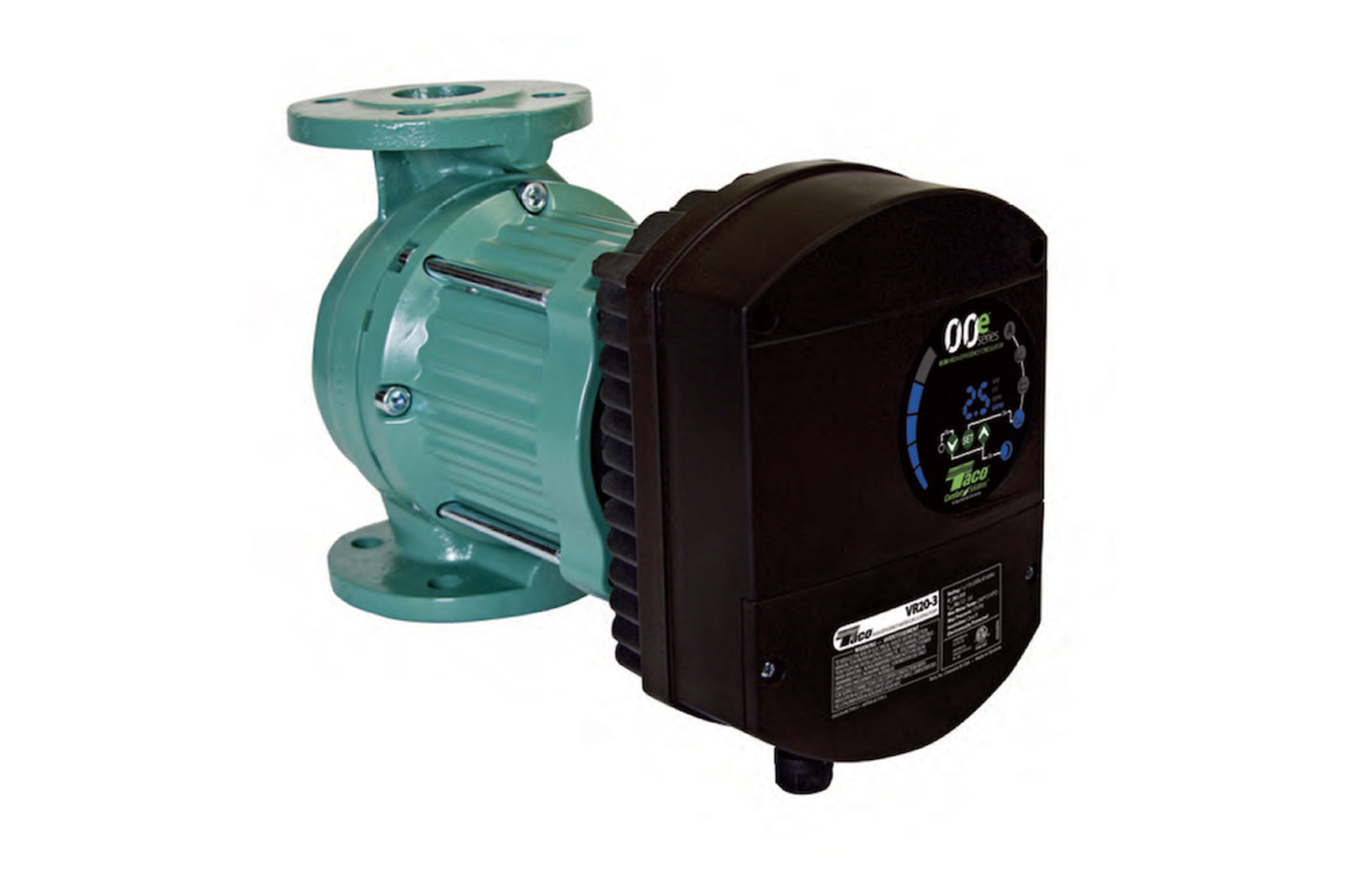 Taco VR15-3, 00e VR Series 1-1/2" Viridian Circulator Pump, 110-240V