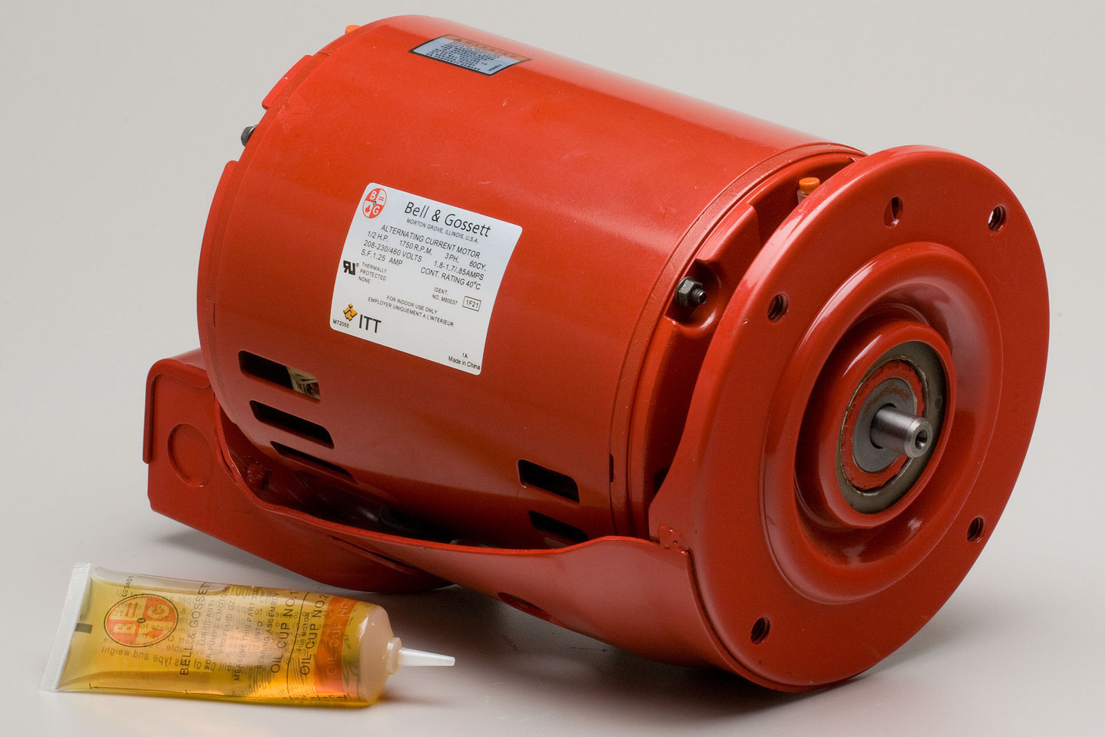 Bell & Gossett 1/2HP, 208-230/460v, 1725RPM, 3PH Motor 111046