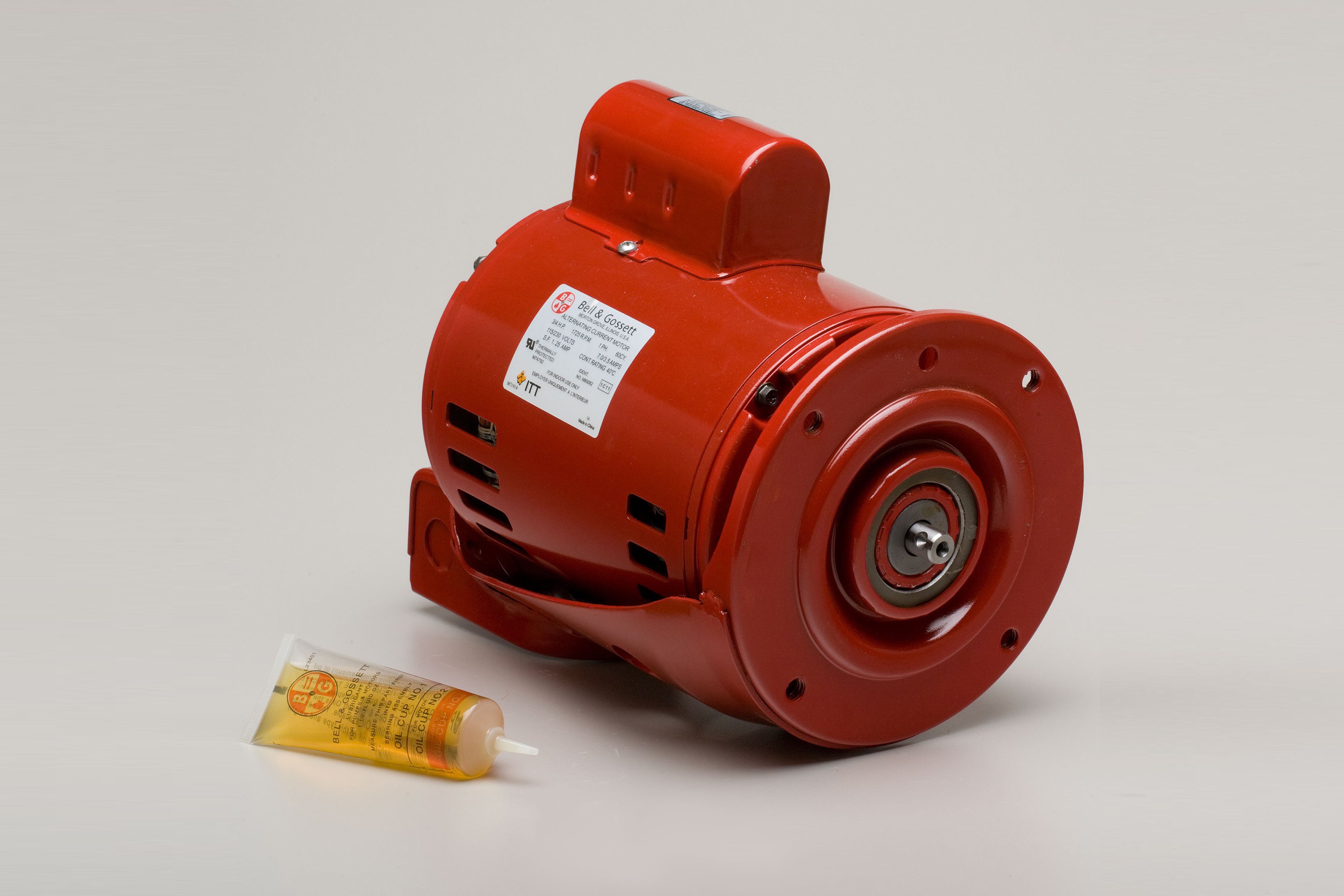 Bell & Gossett 3/4HP, 115/230v, 1725RPM, 1PH Motor 111047