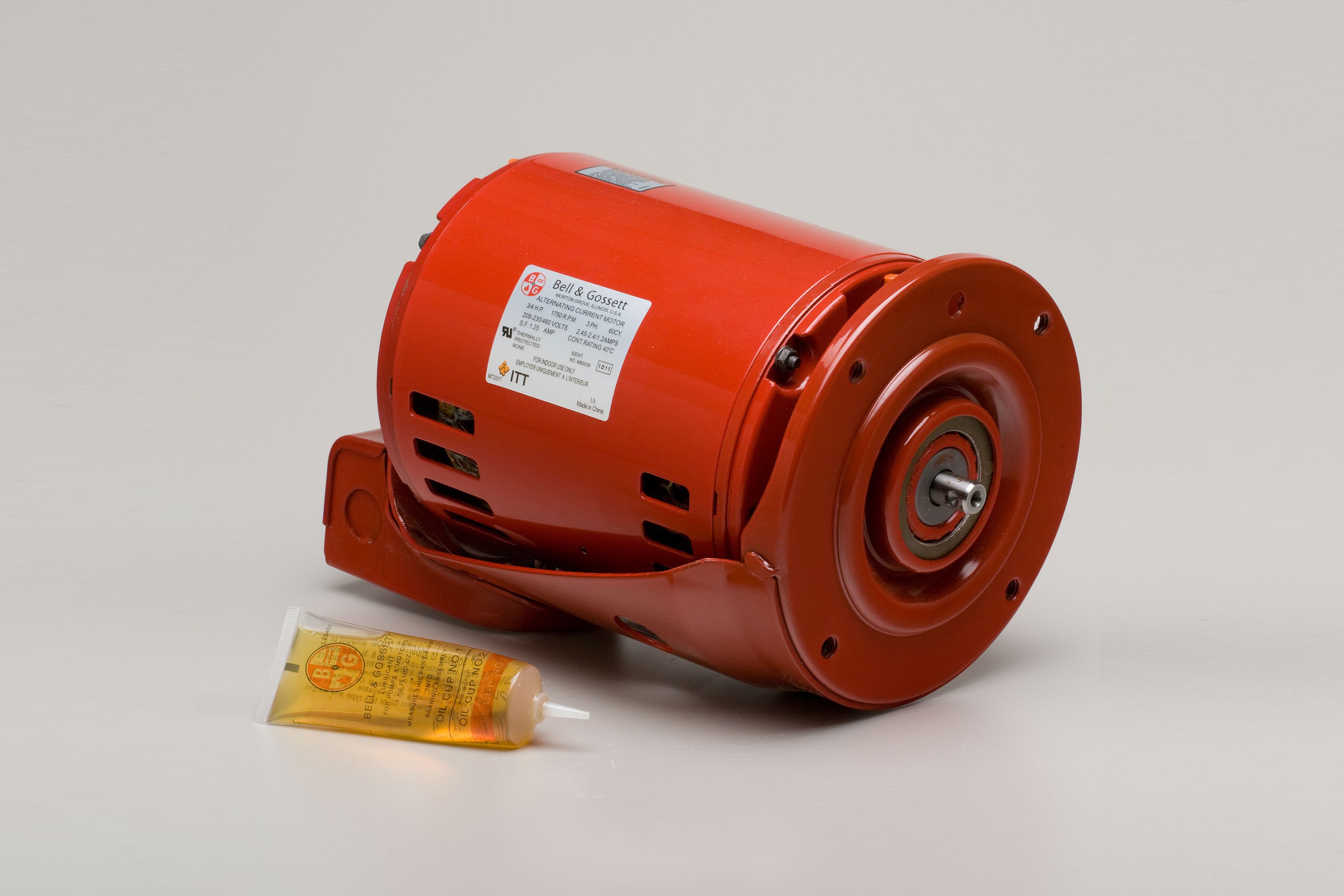 Bell & Gossett 3/4HP, 208-230/460v, 1725RPM, 3PH Motor 111049