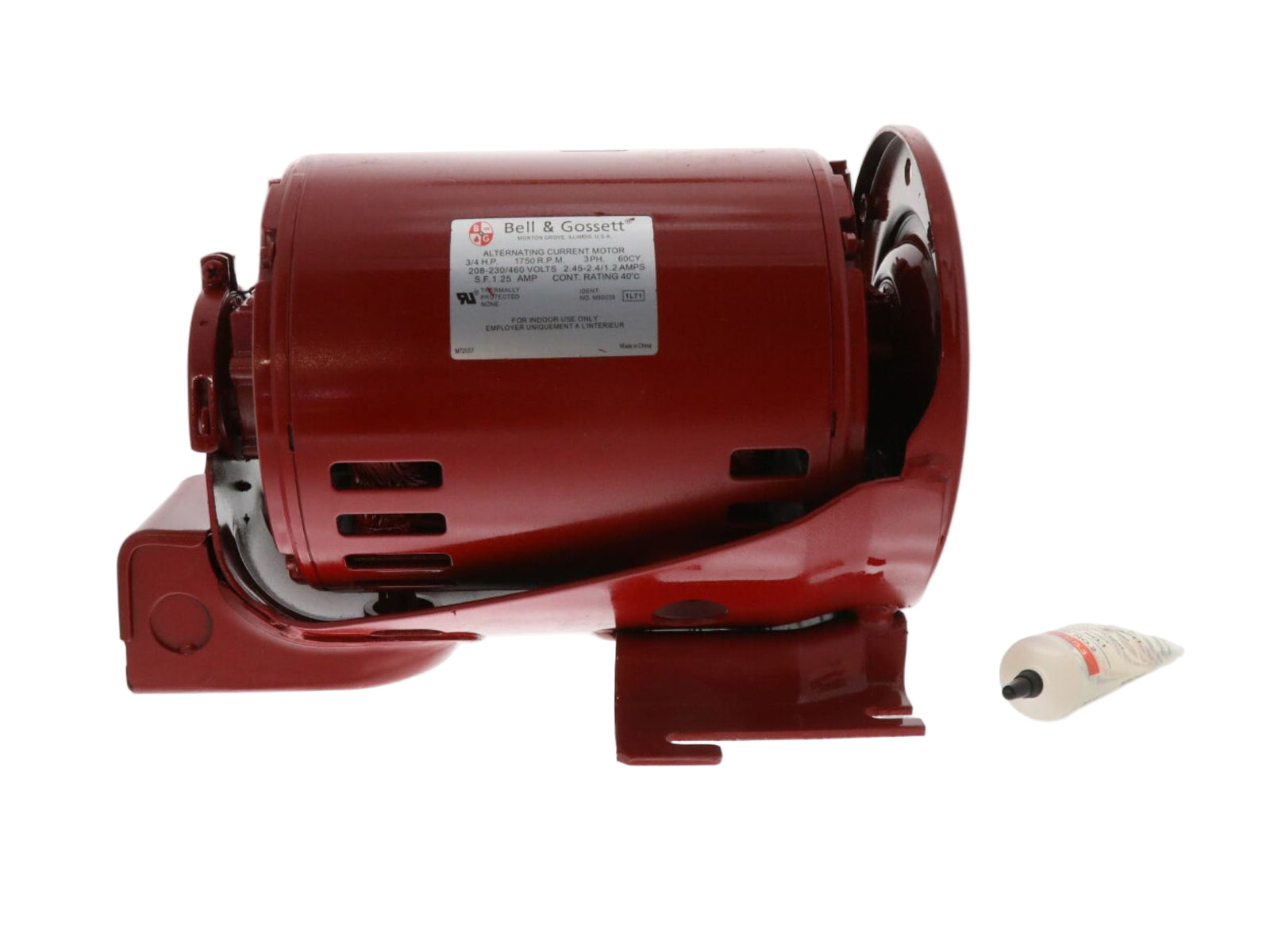 Bell & Gossett 3/4HP, 208-230/460v, 1750RPM, 3PH Motor 169053