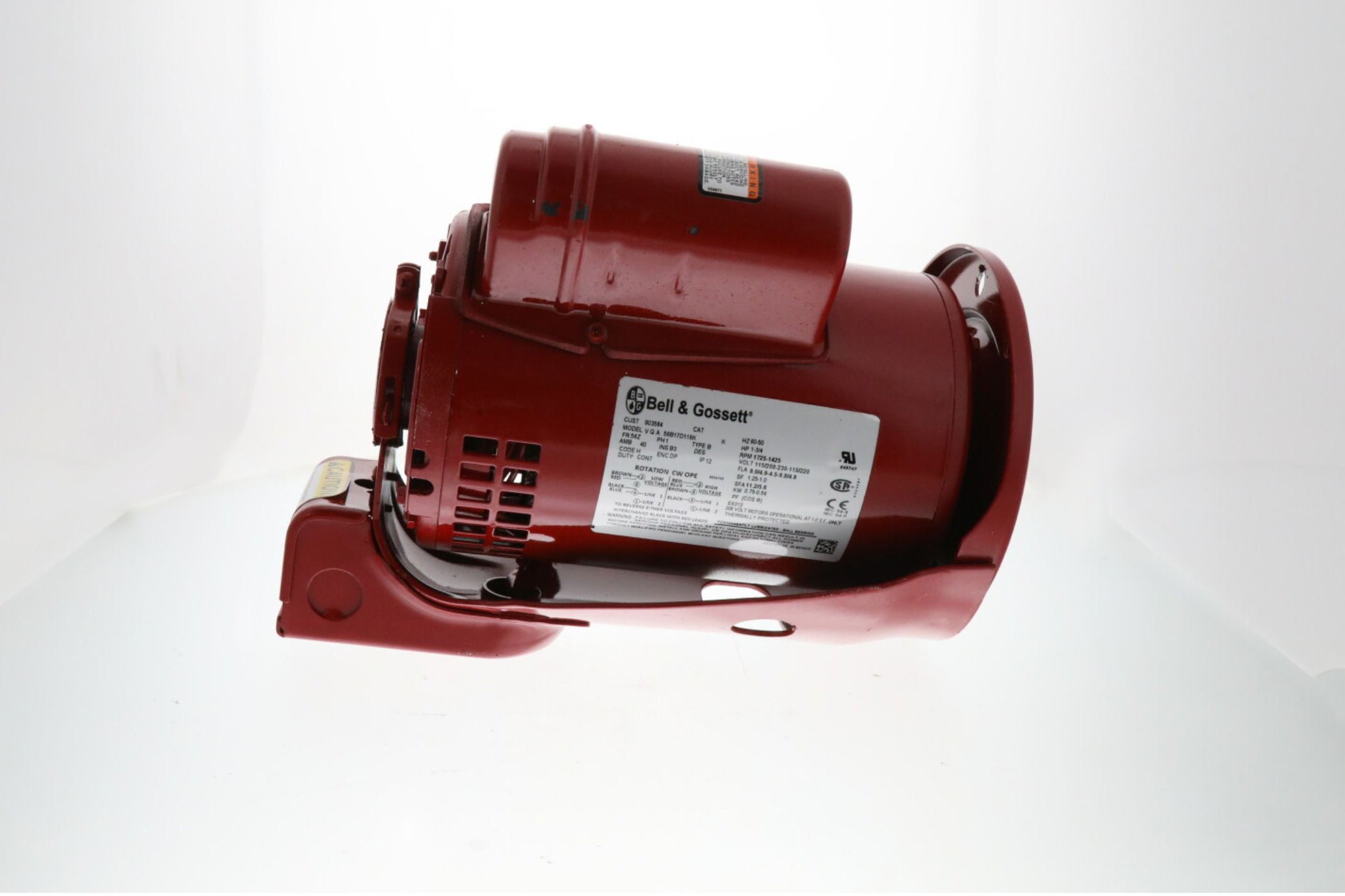 Bell & Gossett 1HP, 115/208-230v, 1725RPM, 1PH Motor 169232