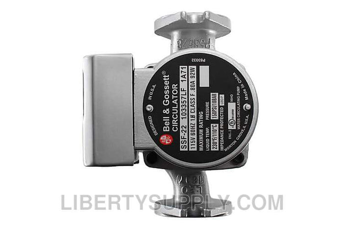Bell & Gossett Series SSF, 1/25 HP, 2800 RPM, 115v Pump 103357LF