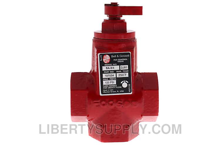 Bell & Gossett SA 3/4" NPT Flo-Control Valve 107034