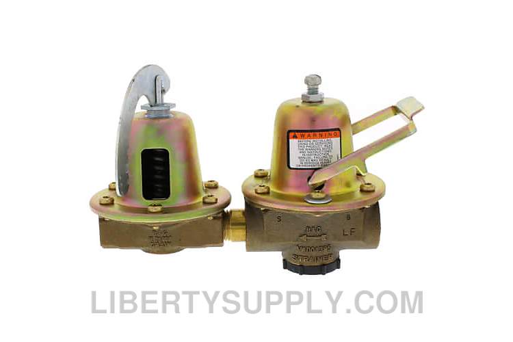 Bell & Gossett F-3 1/2" NPT Brass Reducing & Relief Valve 110197LF