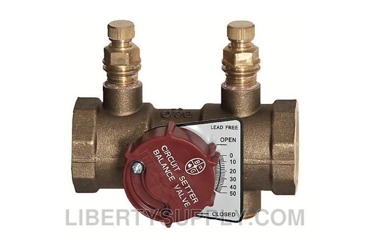 Bell & Gossett CB 1-1/2" NPT Circuit Setter & Balancing Valve 117104LF