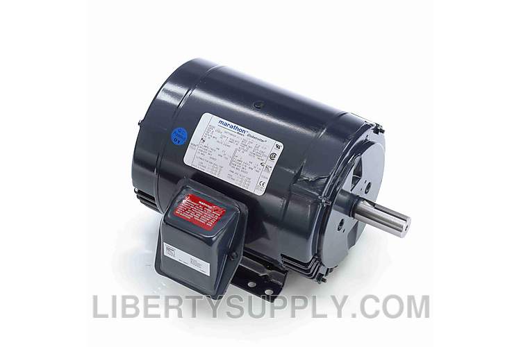 Marathon Motors GT0407, 2HP 208-230/460v 1800RPM 3PH Motor