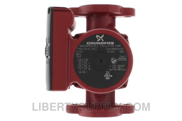 Grundfos UPS15-58FC, 1/25 HP, 3450 RPM, 115v, Booster Pump 59896341