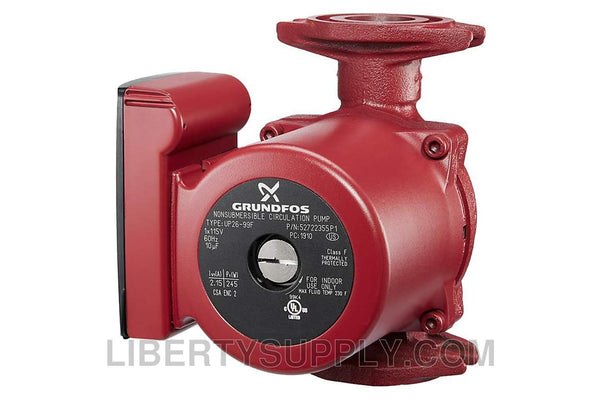 Grundfos UP26-99SF, 1/6 HP, 115/230v, Booster Pump 98961760