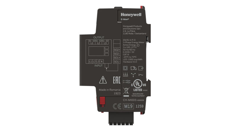 Honeywell E-Mon Class 6200 Pulse Meter EM3S-V-P-M