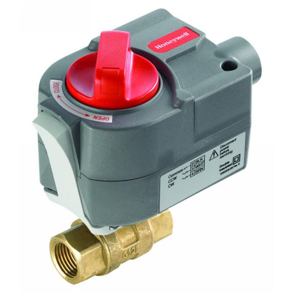 Honeywell Control Ball Valve, 2-Way, 1/2" (DN15), 0.38Cv VBN2ABPA3001