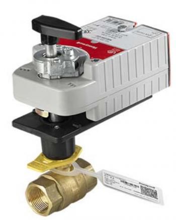 Honeywell Control Ball Valve, 2-Way, 1/2" (DN15), 0.38Cv VBN2ABPXA100