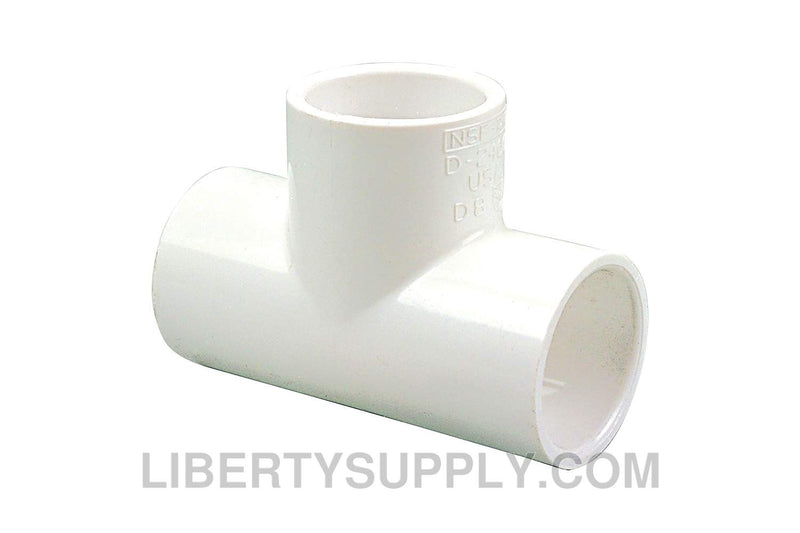 NIBCO 401-249 2" x 2" x 1" PVC Sch 40 Tee L10290Y