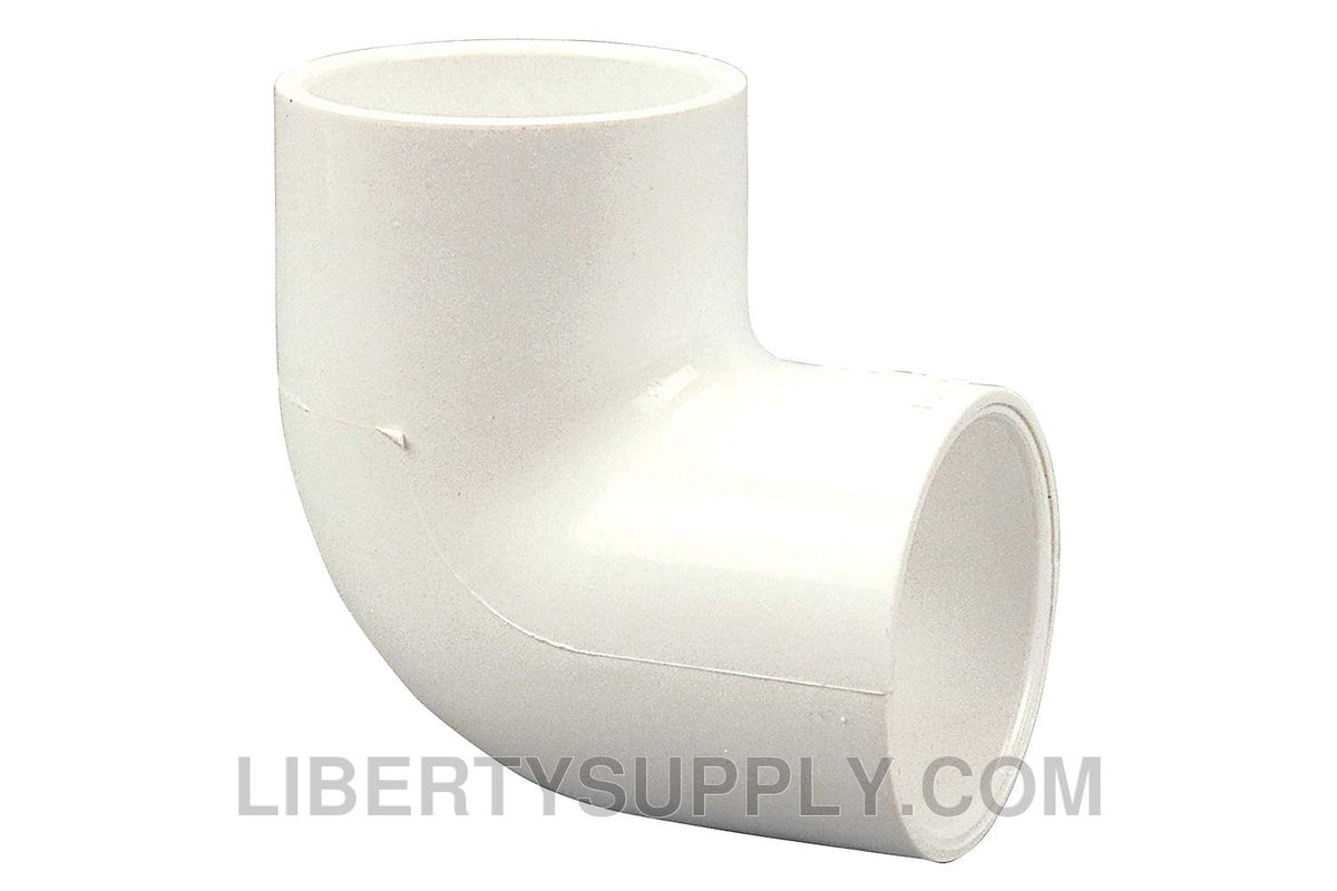 NIBCO L05660YP, 2-1/2" S x S 90° Elbow Pure PVC Sch 40 406-025