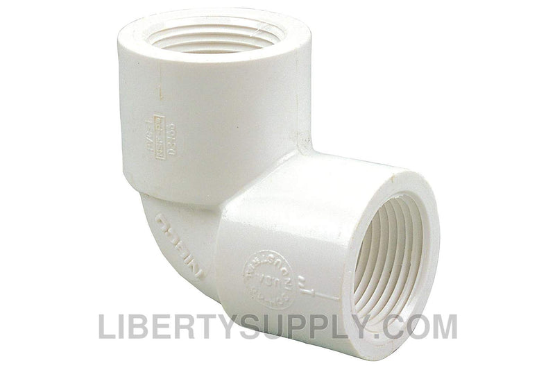 NIBCO 408-020 2" 90&deg; (1/4 Bend) PVC Sch 40 Elbow L066350P