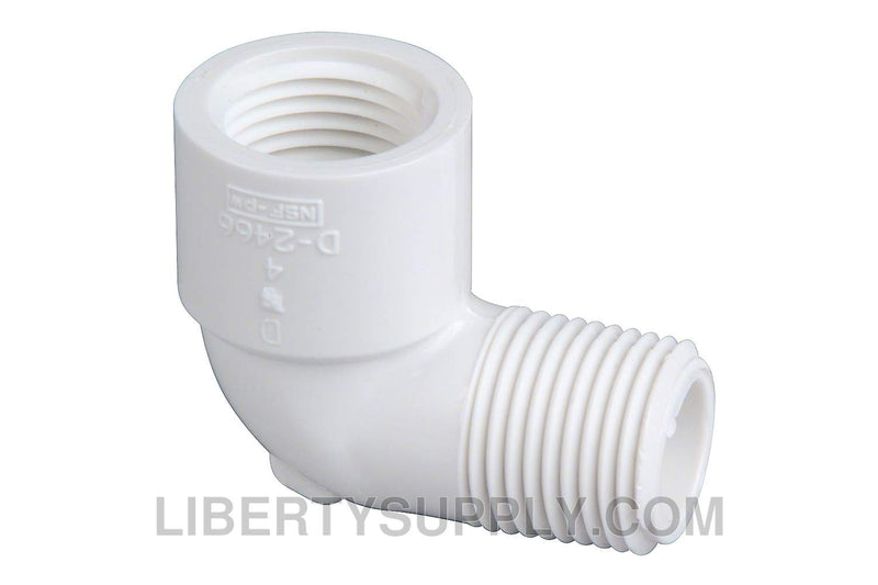 NIBCO 412-020 2" 90&deg; (1/4 Bend) PVC Sch 40 Elbow L06750Y