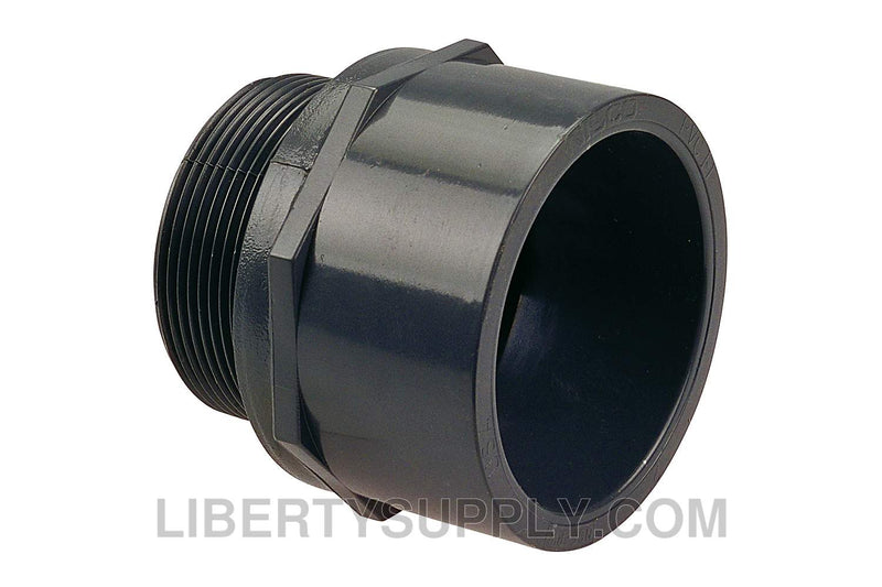 NIBCO 4504 1-1/4" PVC Sch 80 Chemtrol Adapter CA04750