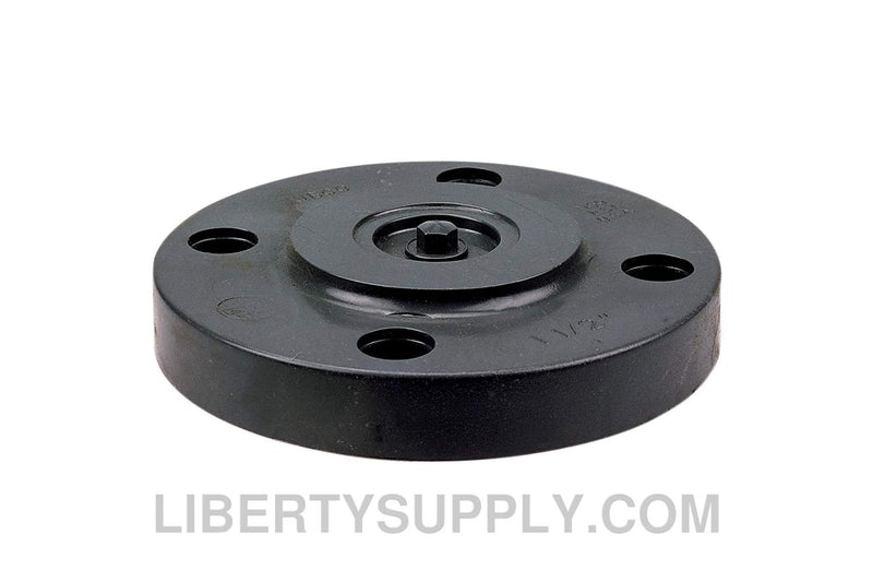 NIBCO 4519-H 1-1/2" Chemtrol Blind Flange PVC Sch 80, 1-Piece Solid Design CA16500