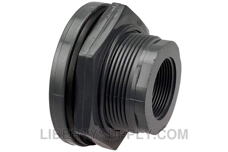 NIBCO 4550 1-1/4" PVC Sch 80 Chemtrol Adapter CA20805