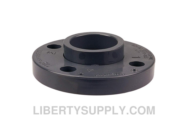 NIBCO 4551-A 2" Socket Chemtrol Flange PVC Sch 80, 2-Piece Van Stone CA26650