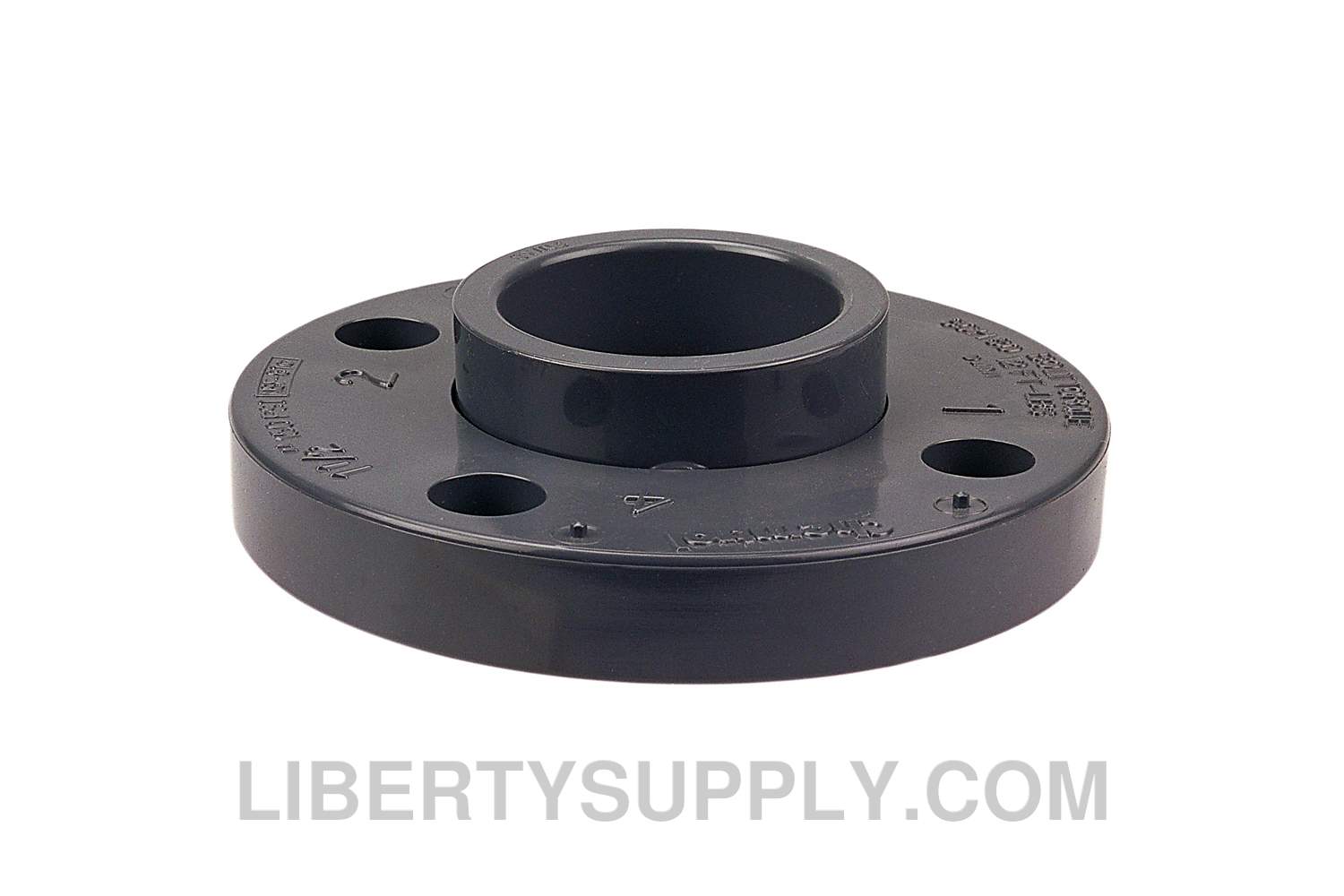 NIBCO 4551-A 4" Socket Chemtrol Flange PVC Sch 80, 2-Piece Van Stone CA25470