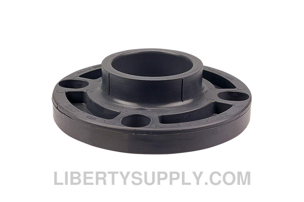 NIBCO 4551-W 2" Socket Chemtrol Flange PVC Sch 80, 1-Piece Webbed Design CA23060