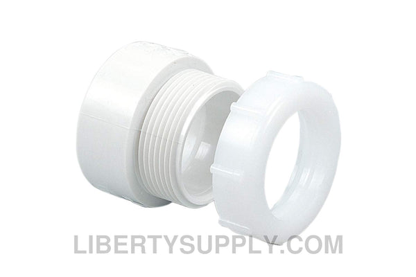 NIBCO 4801-7 1-1/2" x 1-1/4" PVC DWV Adapter K018150