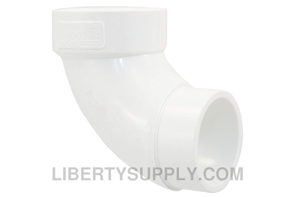 NIBCO 4807-2 1-1/4" 90&deg; (1/4 Bend) PVC DWV Elbow K058000