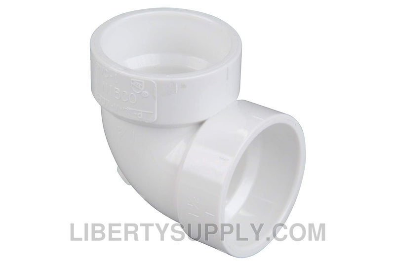 NIBCO 4807-V 2" 90&deg; (1/4 Bend) PVC DWV Elbow K053400