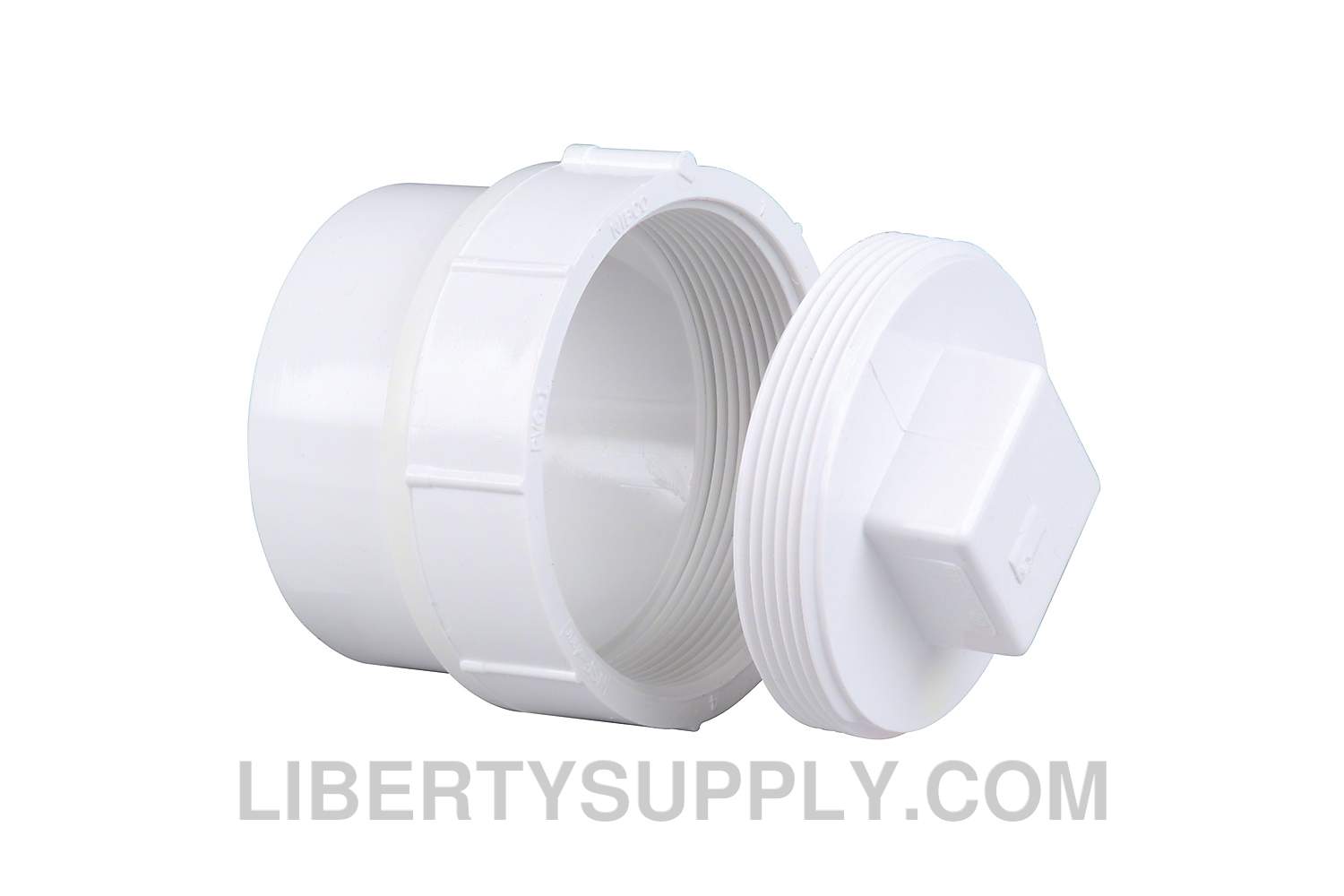 NIBCO 4816 2" Cleanout Adapter Spigot x Cleanout w/Plug K169200