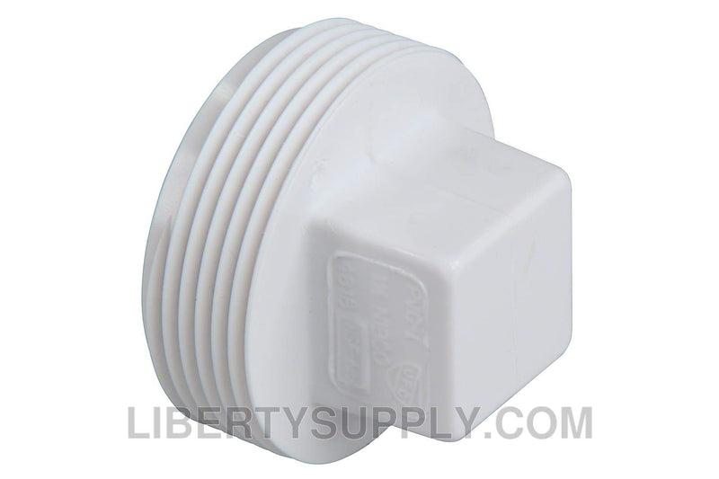 NIBCO 4818 3" Plug MIPT - PVC DWV K177350