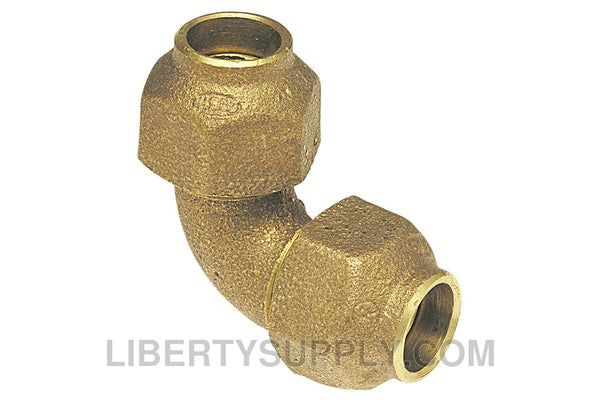 NIBCO 507 3/4" 90&deg; (1/4 Bend) Flared Pressure Elbow 6046450