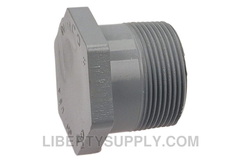 NIBCO 5116-4 2" Thread Chemtrol Plug MPT - Corzan CPVC Schedule 80 CB09300