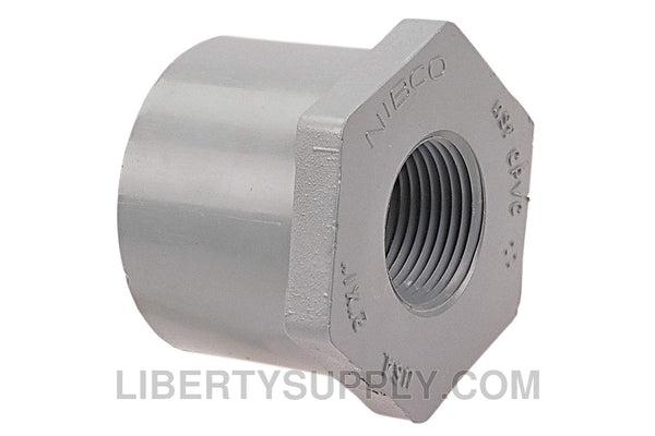 NIBCO 5118-3 2" x 1-1/4" CPVC Sch 80 Chemtrol Bushing CB12550