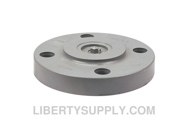 NIBCO 5119-H 1-1/2" Chemtrol Blind Flange Corzan CPVC Sch 80, 1-Piece Solid Design CB14500