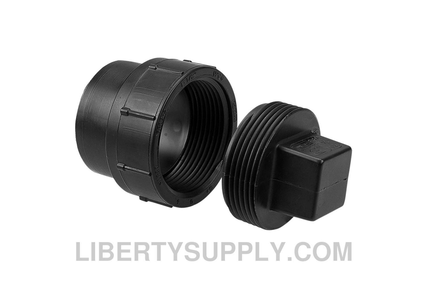 NIBCO 5816 4" Cleanout Adapter Spigot x Cleanout w/Plug I169400