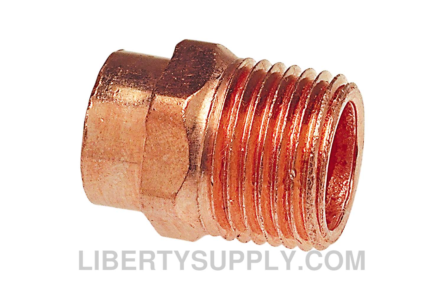 NIBCO 9030751, 1/2 in. x 3/4 in. Adapter C x M, Wrot 9604