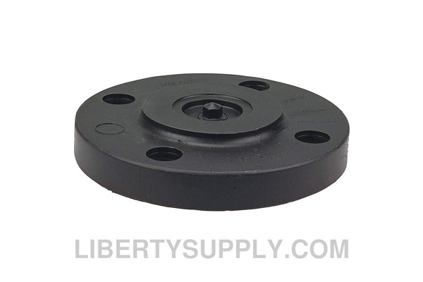 NIBCO 6119-H 3" Chemtrol Blind Flange Black PP Sch 80, 1-Piece Solid Design CC06050