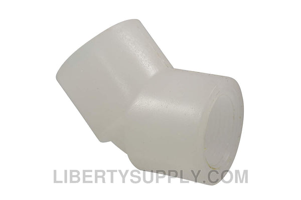 NIBCO 6206-3-3 3" 60&deg; (1/6 Bend) Natural PP Chemtrol Elbow CN01850