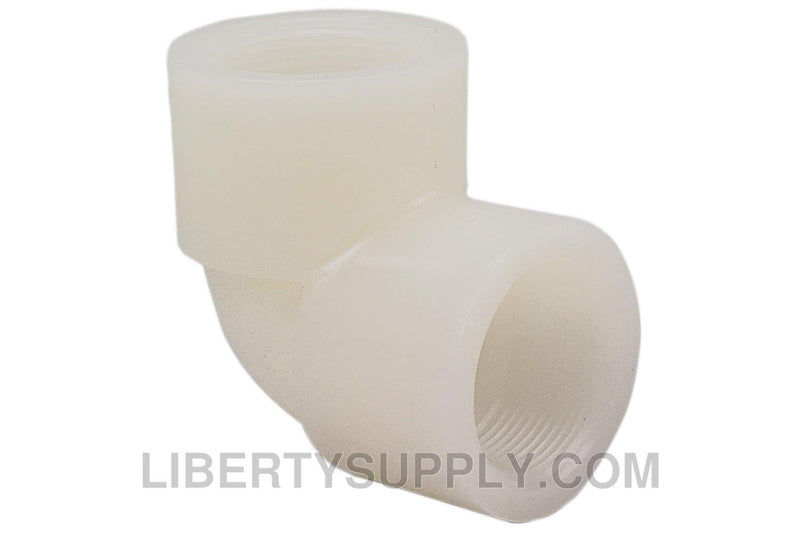 NIBCO 6207-3-3 4" 90&deg; (1/4 Bend) Natural PP Chemtrol Elbow CN02700