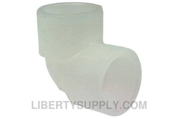 NIBCO 6207 1-1/2" 90&deg; (1/4 Bend) Natural PP Chemtrol Elbow CN02100