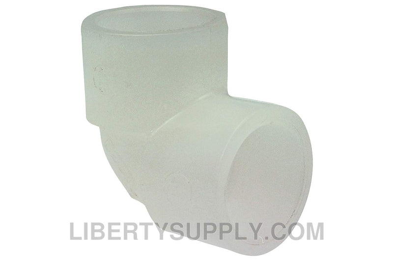 NIBCO 6207 1-1/2" 90&deg; (1/4 Bend) Natural PP Chemtrol Elbow CN02100